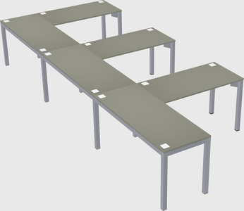 L-shaped desk