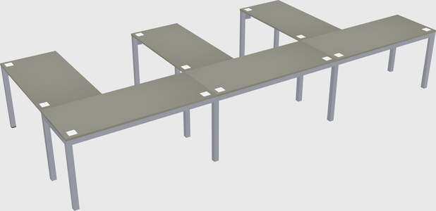L-shaped desk
