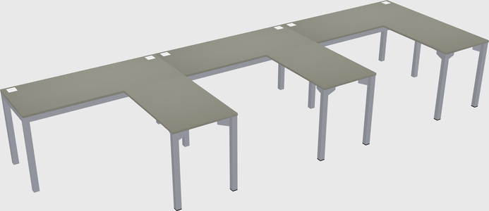 L-shaped desk