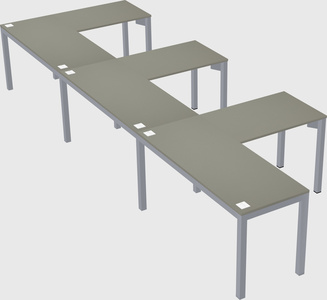 L-shaped desk