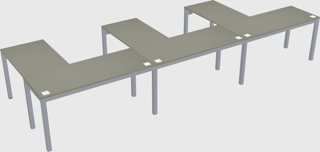 L-shaped desk