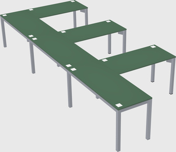 L-shaped desk