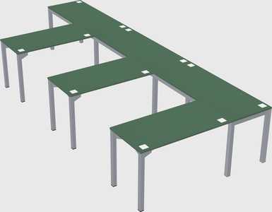 L-shaped desk