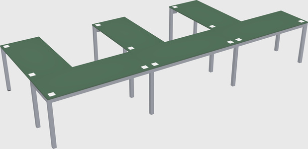 L-shaped desk