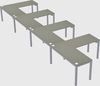 L-shaped desk