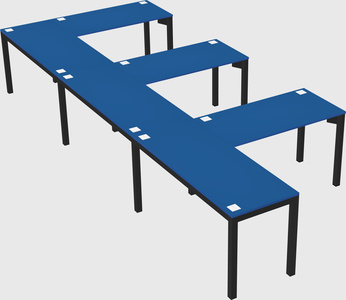 L-shaped desk