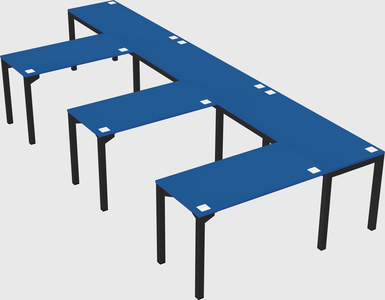 L-shaped desk