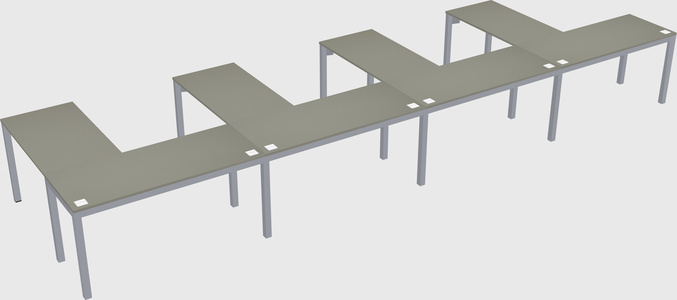 L-shaped desk
