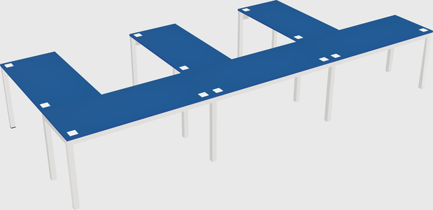 L-shaped desk