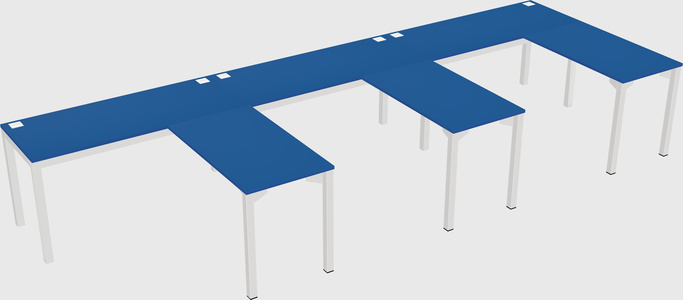 L-shaped desk