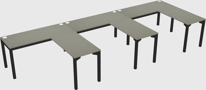 L-shaped desk