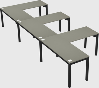 L-shaped desk