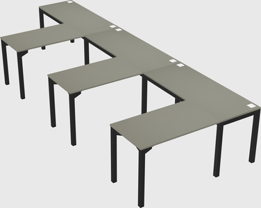 L-shaped desk