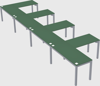 L-shaped desk