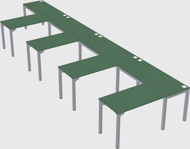 L-shaped desk