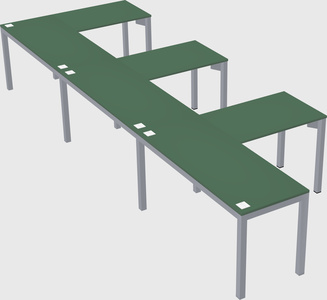 L-shaped desk