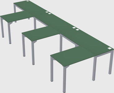 L-shaped desk