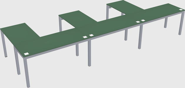 L-shaped desk