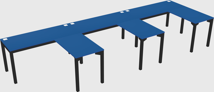 L-shaped desk