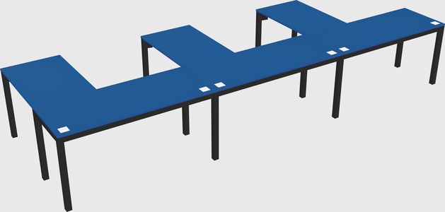 L-shaped desk