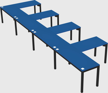 L-shaped desk