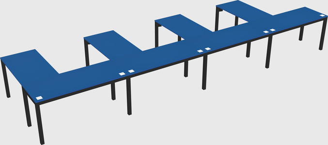 L-shaped desk