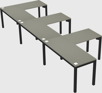 L-shaped desk