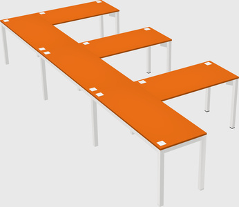 L-shaped desk