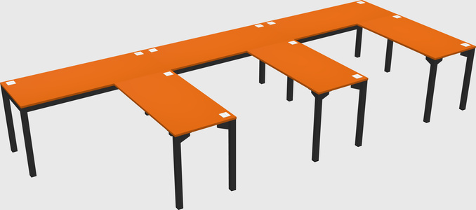 L-shaped desk