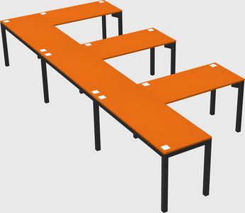 L-shaped desk