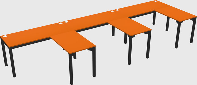 L-shaped desk
