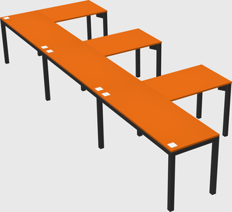 L-shaped desk