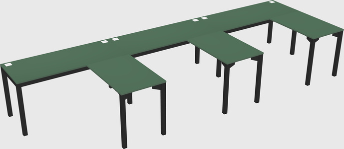 L-shaped desk