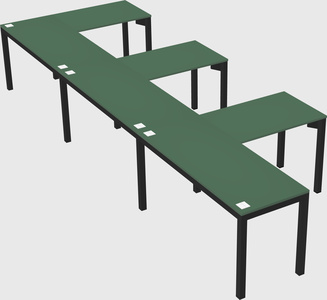 L-shaped desk