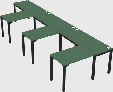 L-shaped desk