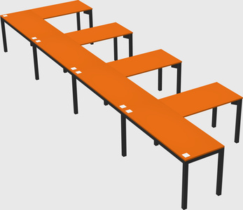 L-shaped desk