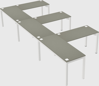 L-shaped desk
