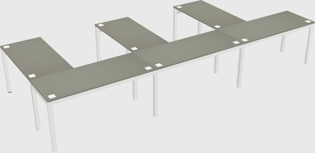 L-shaped desk