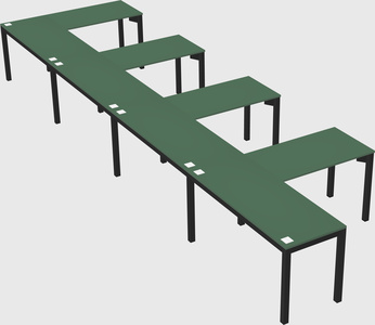 L-shaped desk