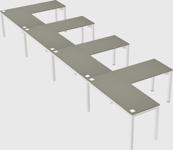 L-shaped desk