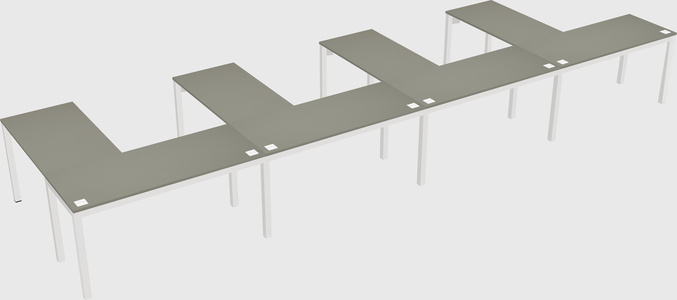 L-shaped desk