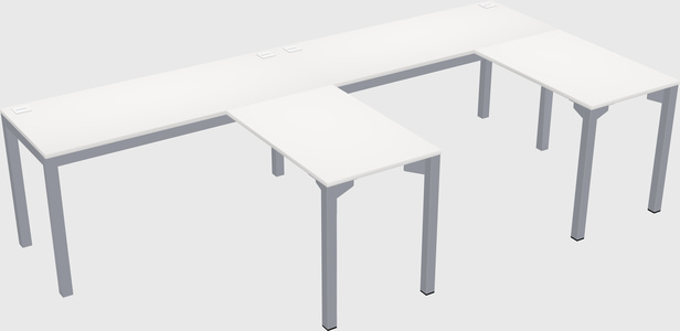 L-shaped desk