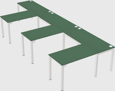 L-shaped desk