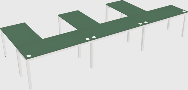 L-shaped desk