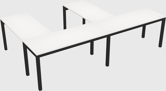 L-shaped desk