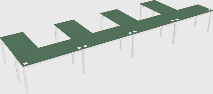 L-shaped desk