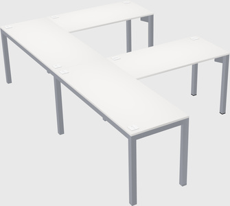 L-shaped desk