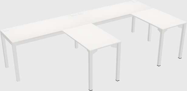 L-shaped desk