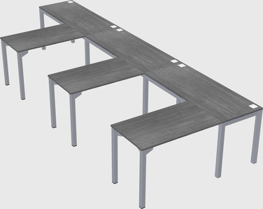 L-shaped desk