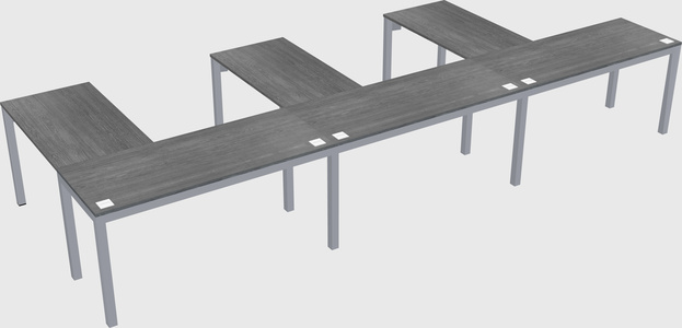 L-shaped desk